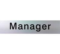 Metal Effect Manager Sign