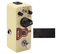 Metal Effect Reverb Mod Filter Pedal for Acoustic Guitar, 3 Modes Digital Stompbox, Yellow - Versatile Sound Shaping, Durable Metal Shell, Easy Operation for Guitarists
