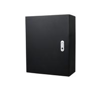 Metal Electrical Enclosure Box - Universal Indoor & Outdoor Junction Box for Factories Construction Sites Shopping Malls - Durable Black Project Box (30x40x15CM)