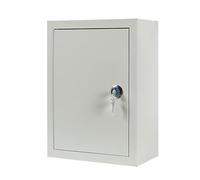 Metal Electrical Enclosure Box with Key Lock, Ip65 Wall-Mounted Electrical Junction Box, Pre-Drilled Cable Holes Mounting Base Plate, for Indoor/Outdoor Use,25X16X30Cm (size_name 30x16x40cm)