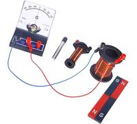 Metal Electromagnetic Induction Coil Set, Primary And Secondary Experiment Apparatus, Lenz's Law Demonstration Model, Electromagnetism Physics Lab Equipment Teaching Tool