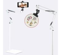 Metal Embroidery Hoops Stand, Cross Stitch Floor Stand Hands Free, Adjustable Lap Suitable for Cross Stitch Hoops