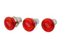 Metal Emergency Stop Button Switch Mushroom Head 16/19/22mm 3pin 6pin 1Pcs(19mm,1NO1NC)
