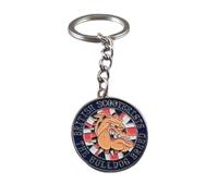 Metal Enamel Keyring British Bulldog Lambretta Vespa MOD Scooter Union Jack