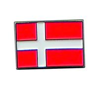 Metal Enamel Pin Badge Brooch Danish National Flag (Denmark)