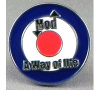 Metal Enamel Pin Badge Brooch MOD 'Way of Life'
