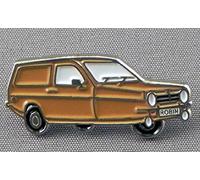 Metal Enamel Pin Badge Brooch Reliant Robin Brown