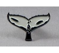 Metal Enamel Pin Badge Brooch - Whale (Tail Fin)