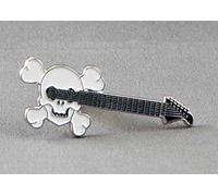 Metal Enamel Pin Badge Rock Music Guitar Skull Bike Goth Emo