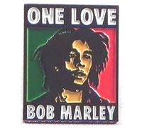 Metal Enamel Pin Badge Rock Music Superstar - Bob Marley