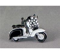 Metal Enamel Pin Badge Scooter with Lights