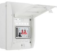BG Metal Enclosure 5 Way Populated With 1 X Spd 1 X 32A Mcb 100A Main Switch - CFSPDE02
