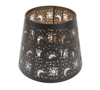 Metal Engraved Lamp Shade with Sun Moon Star Patterns, Iron Hollow Out Design for E27 E26 Table and Floor Lamps