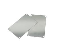 Metal Engraving Blank Stamping Blanks Stainless Steel Blank with 4 Holes 10 Pack 86 * 54mm