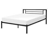 Metal EU King Size Bed Black CUSSET