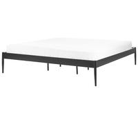 Metal EU Super King Size Bed Black VAURS