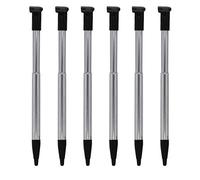 Metal Extendable Stylus Pens For Nintendo 2DS XL - 6 Pack Black | ZedLabz