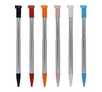 Metal Extendable Stylus Pens For Nintendo 2DS XL - 6 Pack Multi-Colour | ZedLabz