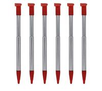 Metal Extendable Stylus Pens For Nintendo 2DS XL - 6 Pack Red | ZedLabz