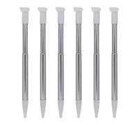 Metal Extendable Stylus Pens For Nintendo 2DS XL - 6 Pack White | ZedLabz