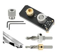 Metal Extrusion Drilling Apprentice-Aluminum Profile Straight Hole Drilling Guide with Adjustable Sliding Rail | Tools for carpenters, model builders, repair work and precision technical work