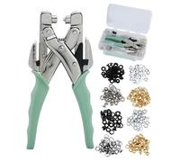 Metal Eyelet Pliers Set with Comfortable Grip for Multiple Materials and Creative Works Crafting Enthusiasts Artists Designers Use Accuracy Punching Pliers