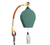 Metal Fall Arrester Fall Protect Self Retracting Lifeline Lanyard, Fall Arrester Tool Lanyard With Alloy Steel Hook & Steel Wire Rope, For Connect The Safe Harness(Size:7m,Color:500kg)