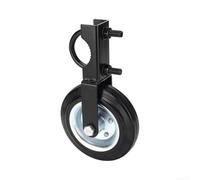 Metal Farm Gate Wheel for heavy-duty for Fencing Black 27x17x7cm Stable | Smooth rolling operation for outdoor ranch use Easy installation fits standard Sturdy all-weather metal construction