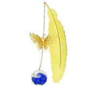 Metal Feather Bookmark, Elegant Reading Accessory for Book Lovers, Ideal Gift for Mother’s Day, Women’s Birthdays & Teacher Appreciation(Golden)