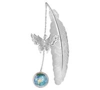 Metal Feather Bookmark, Elegant Reading Accessory for Book Lovers, Ideal Gift for Mother’s Day, Women’s Birthdays & Teacher Appreciation(Sliver)