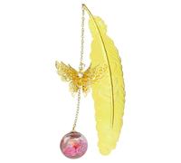 Metal Feather Bookmark, Elegant Reading Accessory for Book Lovers, Ideal Gift for Mother’s Day, Women’s Birthdays & Teacher Appreciation(Golden)