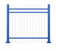 Metal Fence Panel, Folding Fence Panel for Outdoor Perimeter Security and Wall Fences, Style to 3, 1.5m high