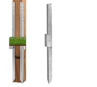 Metal Fence Posts - Fence Post Steel Heavy Duty Repair Posts | Atery Steel Heavy Duty after Repair stakes for garden Fixed Wood
