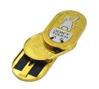 Metal Fidget Slider - Sensory Rabbit Push Slide,Metal Portable Clicking Sound Fidget Anti Stress Toy for Men Teens Adult Travel Classroom School Daily Life