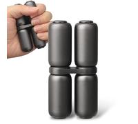 Metal Fidget Spinner Hand Roller Toy for Kids Adults, Handheld Finger Exerciser, Relieves Stress and Anxiety, Finger Hand Spinner Roller, Promotes Focus, Holiday Stocking Stuffer Desk Toy Black