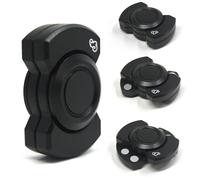 Metal Fidget Toys Adults 3 in 1-Slider/Spinning/Clicker Haptic Stress Relief Anxiety Autism ADHD EDC Toys Cool Gadgets--Black