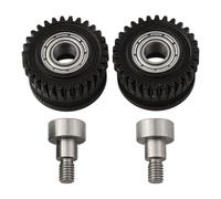 Metal Filament Drive Gear for K1 for with All and Metal crafted from hardened steel alloy and ABS for varied printing needs suitable for daily operations with simple maintenance (black)