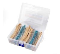Metal Film Resistor Set 1460 Pieces, 14 Watt 1 Ohm, Great for Electronics Projects and Experimentation