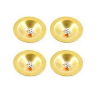 Metal Finger Cymbals Small Belly Dancing Finger Cymbals Rhythm Maker Musical Instrument Saucers for Dance Lovers Party Makers