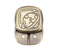 Metal Fingertip Push Slider Toy Stress Relief Sensory Toy, Portable, Suitable for Meditation, Timing Activities, Breaking Bad Habits, Initiating Conversations, and More (Copper