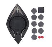 Metal Fingertip Rotating Sensory Toy Stress Relief Phone Holder Rhomboid Design Hand Exercise Anxiety Reducer ADHD Autism Focus Aid Portable Gift (Black)