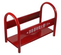 Metal Fire Extinguisher Shelf for 2-4kg Cylinder Extinguishers Heavy Duty | Red Iron Construction, Easy to Use and Visible Placement, for Hallways and Offices Random Style