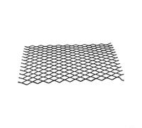 Metal Fireplace Ember Retainer Mesh for Grates - Heavy-Duty Steel Ash Holder with Airflow Holes, Black, Fits Indoor & Outdoor Fire Pits(9.8 * 16.1 INCH)