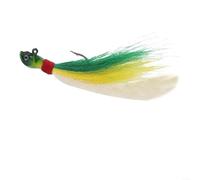 Metal Fishing Hook with Feather Tail and Barbed Hooks for Pike, Carp, Bass, Designed to Imitate Natural Bait and Improve Fish Catching Success (14g A)