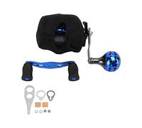 Metal Fishing Reel 7 + 1BB | 6KG Electromagnetic Brake for Big Fish | High Speed 4.7:1 Reel for Sea/Surf/Camping Fishing | Lightweight Aluminum Alloy (OC200 single swing arm right hand)