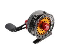 Metal Fishing Reel Wheel F60 Foldable Black for Lakes Rivers | No Shaking, No Gaps, Comfortable Touching Feel, Beginner and Experienced Fisher, Metal Build