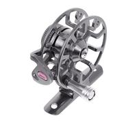 Metal Fishing Reel with Anti Slip Foldable Design for Lakes Rivers | Red Finish, Comfortable Touch Feel, No Shaking Performance, Beginner and Experienced Fisher Use