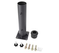 Metal Fishing Rod and Umbrella Support Stand Stable Anti-Rust Base Garden Umbrella Holder Outdoor Bench Multi-Use Fishing Rod Holder for Planters
