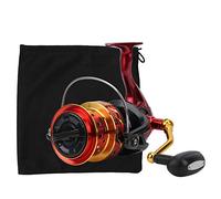 Metal Fishing Spinning Reel, High Speed Carving Spool Reel, 4.1:1 Gear Ratio Smoothly Fishing Reel with Stainless Steel Shaft, Left Right Interchangeable for Rivers Lakes Oceans (CS10000)