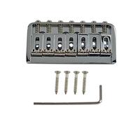 Metal Fixed Hard Tail Saddle Bridge Top Load Guitar Tailpiece with Wrench and Screws